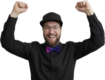 Philipp Flues freut sich &uuml;ber einen gelungenen Projektlaunch