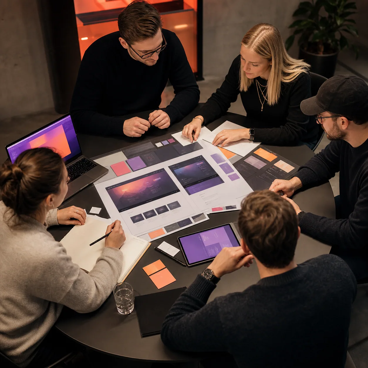 Gemeinsame strategische Planung eines digitalen Projekts